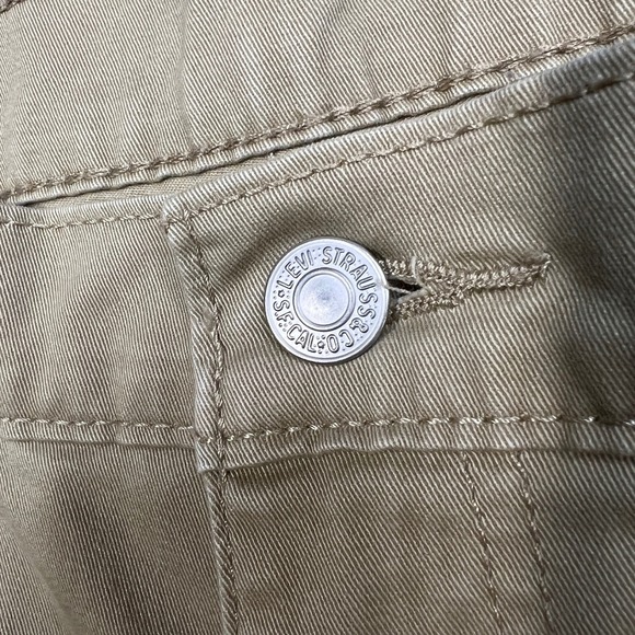 Levi's 511 Slim Fit Pants Men's 34x30 All Seasons Tech Twill Chinos Tan Khaki - Picture 6 of 13